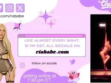 riababe on Chaturbate