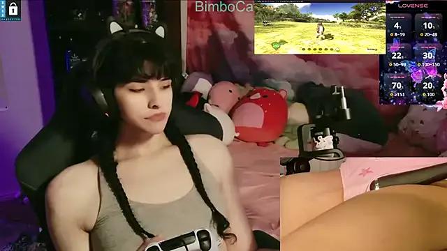 BimboCat — cum on cam